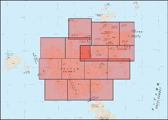 1/2,500 Schematized Vector Data of Topographic Map