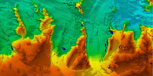 Digital Elevation Topographic Data (SHAPE format)