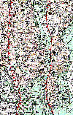  A section of the 