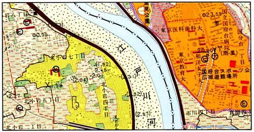 画像:土地条件図