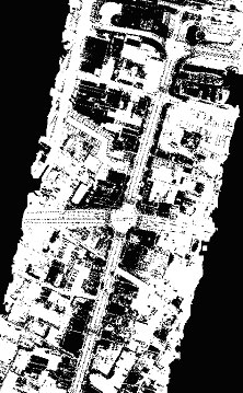 道路抽出結果（反射強度９５０以下）