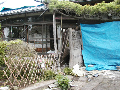建物被害の写真（その１）