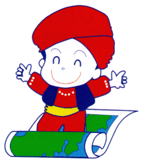 画像:「測量の日」キャラクター“マッピー”くん