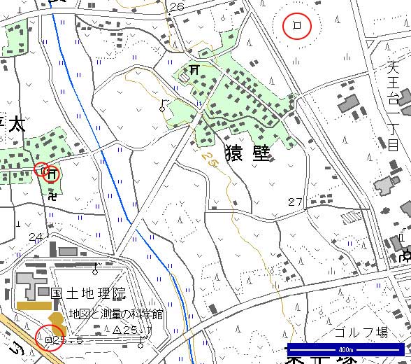地形図の一部１