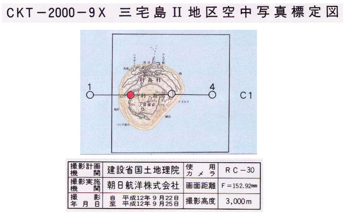 撮影コースC1の撮影地点