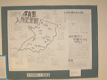 画像：「多摩市の保育園と入所児童数」