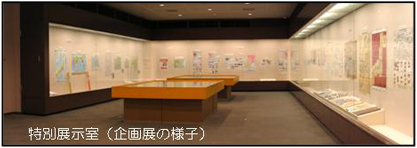 画像：特別展示室（企画展の様子）