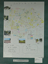 画像：「山口台の緑と気温」