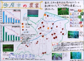 作品：「多摩市の農業」