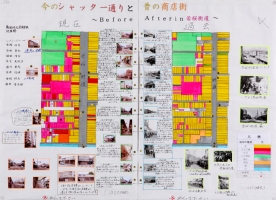 作品：「今のシャッター通りと昔の商店街 ～Before After in 若狭街道～」