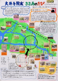 作品：「大井手用水 ささ舟のたび ～とくのうからこ山川まで～」