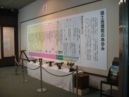 写真:「国土地理院のあゆみ」展