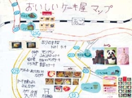 作品：おいしいケーキ屋マップ