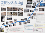 作品：乞田川の川底の形調査