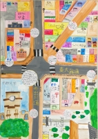 作品：家のまわりの安全、キケンマップ