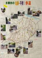 作品：多摩市の危険・不便な歩道