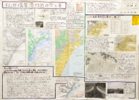 作品：「主題図：仙台・塩釜港付近の今と昔」