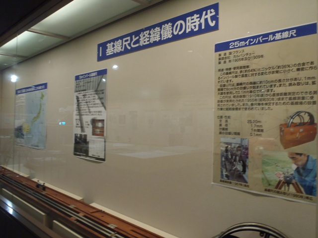 写真：基線尺と経緯儀の時代