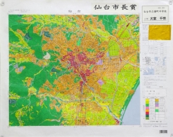 作品：「土地利用図：仙台」