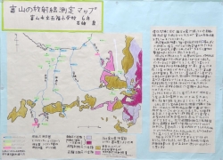 作品：富山の放射線測定マップ