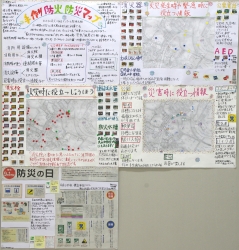 作品：手作り防火防災マップ