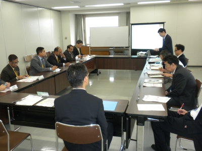 写真：説明会場の様子