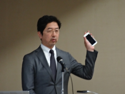 写真:宮地参事官挨拶
