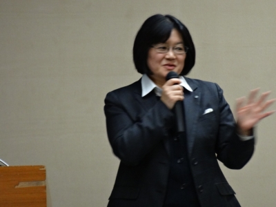 写真:北海道・甲谷氏の講演