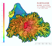 赤色立体図