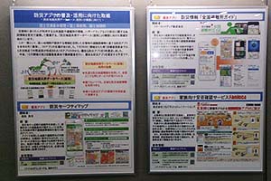８月から９月に展示したパネルの写真