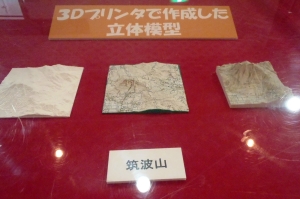 立体地形模型「筑波山」