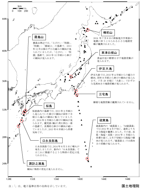 2014年8月全国概況