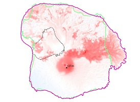 平成26年12月4日から平成27年3月1日までの高さの変化