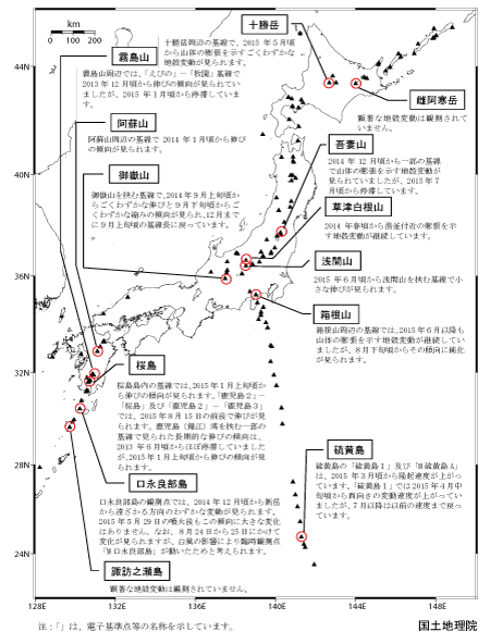 2015年8月全国概況