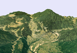 活断層崖(横ずれ含む)の画像