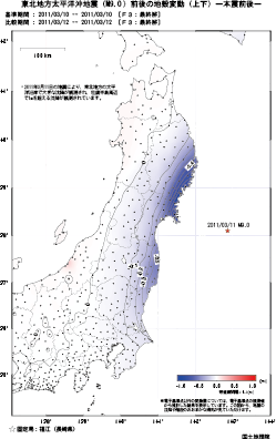 上下の変動量(本震前後)(PDF形式:239KB)