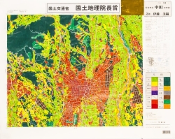 作品：土地利用図：宇都宮
