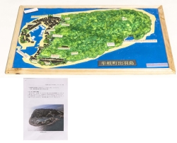 作品：牟岐町出羽島立体模型