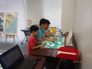 写真：3D分県パズルに挑戦