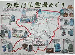 作品：多摩１３仏霊場めぐり