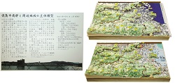 作品：徳島市南部と周辺地域の立体模型