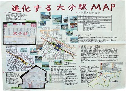 作品：進化する大分駅MAP