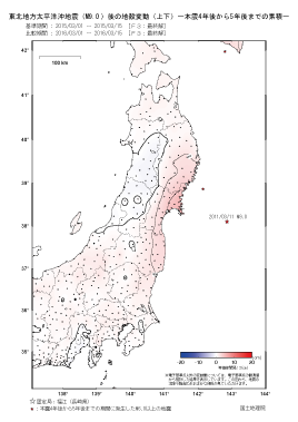 上下の変動量(本震4年後から5年後までの累積)(PDF形式:266KB)