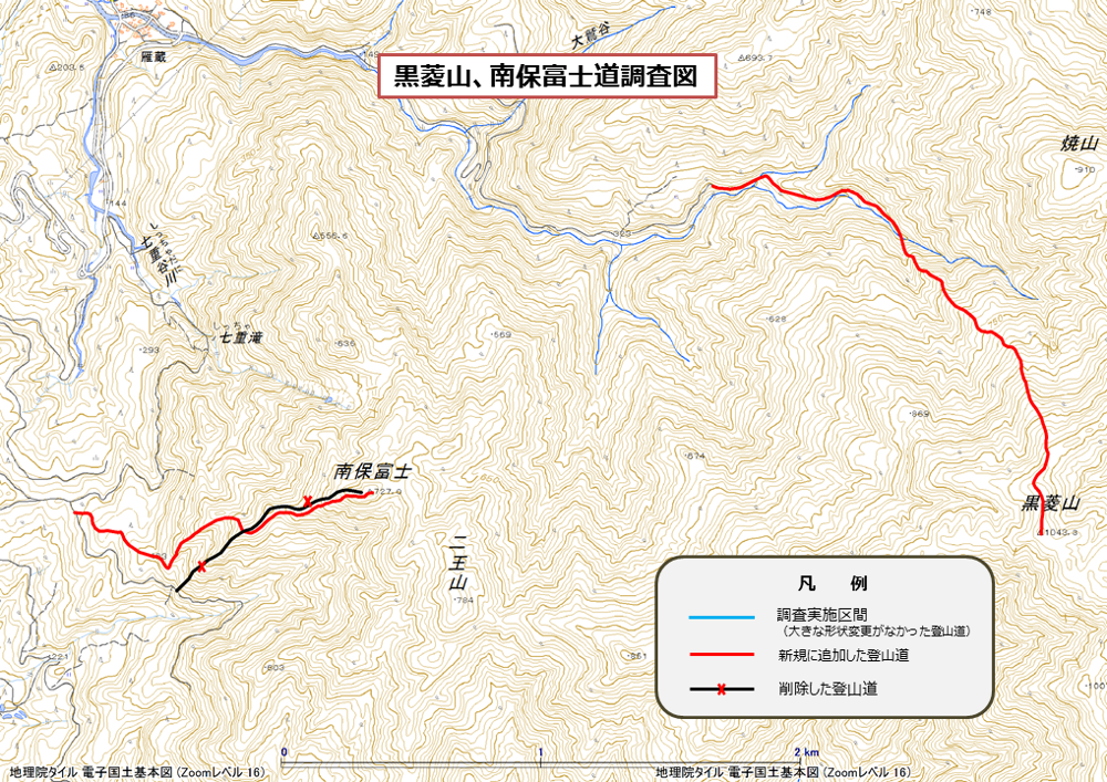 登山道調査図