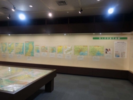 写真：先人の手描き地図（増田善之助の絵地図）