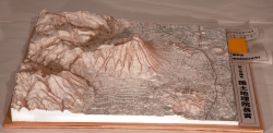 作品：地図模型「岩木山」