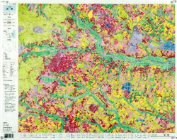 作品：土地利用図　1/25,00「岩間」