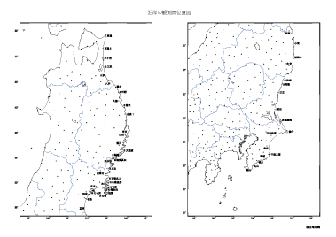 沿岸の観測局の位置図(PDF形式:945KB)