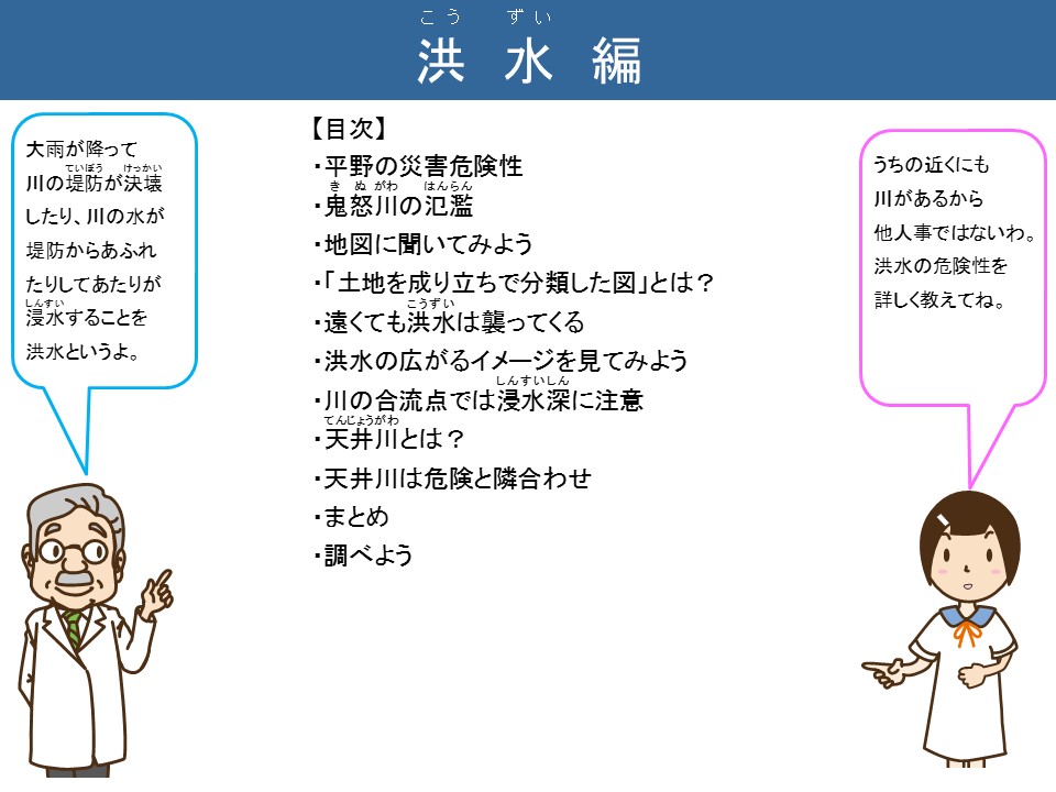 洪水編の目次