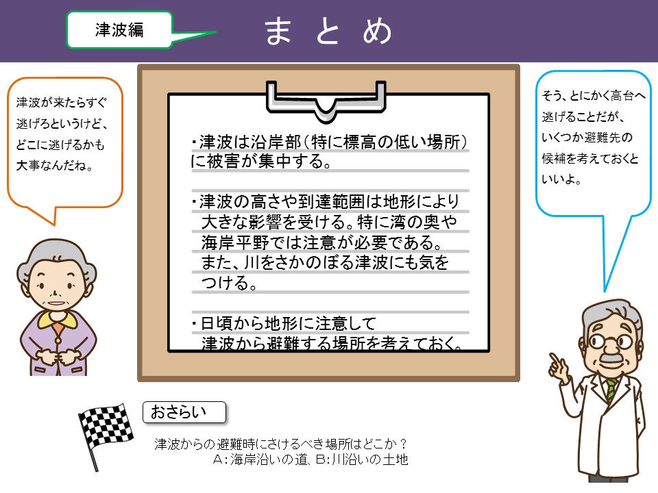 津波編のまとめ